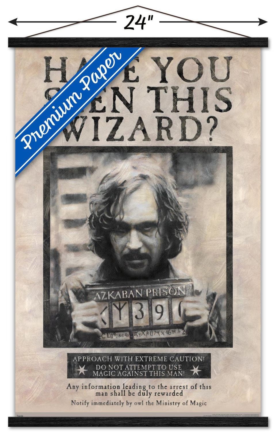 The Wizarding World: Harry Potter - Sirius Black Wanted Poster Wall Poster