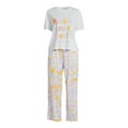 thumbnail image 5 of Grayson Social Juniors' Tie Dye Sleep Tee and Pants Pajama Set, 2-Piece, 5 of 5