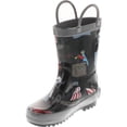 thumbnail image 4 of Foxfire FOX-600-94-7 Childrens Black Pirate Rain Boot - Size 7, 4 of 4