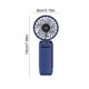 thumbnail image 3 of Ventilador portátil plegable de mano con velocidad ajustable, diseño compacto de plástico, para colgar al cuello y uso al aire libre, azul o blanco, 19 x 8 x 4 cm, 3 of 6