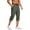 Army Green4, variant on Mens Pants 3/4 Length Summer Casual Solid Color Drawstring Elastic Wide Leg Sweatpants with Pockets,Size S-3XL
