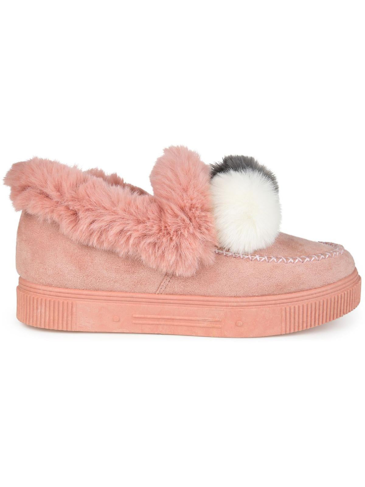 Ladies Slippers Sunset Suede Moccasin Slippers Faux Suede Journee