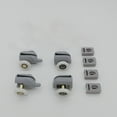thumbnail image 1 of BESTYASH 8 Pcs Roues de Porte de Douche Remplacement Plastique Gris Foncé pour Opération Ultra-Silencieuse, 1 of 6