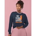 thumbnail image 2 of This Girl Loves Her Welsh Corgi. Sweatshirt Women -Image by Shutterstock, Female Small, 2 of 4