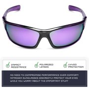Polarized Wrap Around Sports Sunglasses for Men Women Driving Fishing Running Cycling Sun Glasses