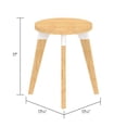 thumbnail image 3 of Mesa Safco RESENDTNA, esquina con detalles de arce, 44 cm, 3 of 6