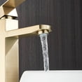 thumbnail image 3 of Lavabo de cerámica de lujo sobre encimera, calidad robusta con construcción duradera para tocador de baño, grifo de metal de alta calidad con diseño de boquilla en cascada y núcleo de válvula de, 3 of 5