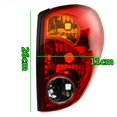 thumbnail image 5 of 2 uds luz trasera de coche lámpara de freno con cableado para L200 2005-2016 lente roja amarilla iluminación de señal luz trasera de coche, 5 of 5