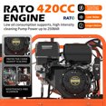 thumbnail image 6 of DigMaster Hot Water Pressure Washer Gas Powered Heated High Pressure Cleaner 4060PSI 4GPM for Heavy Machinery Farm & Home Use, 6 of 10