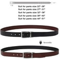 thumbnail image 6 of XIATIAN Women Leather Reversible Belt, Ladies Belt for Jeans with Rotated Buckle, 6 of 7