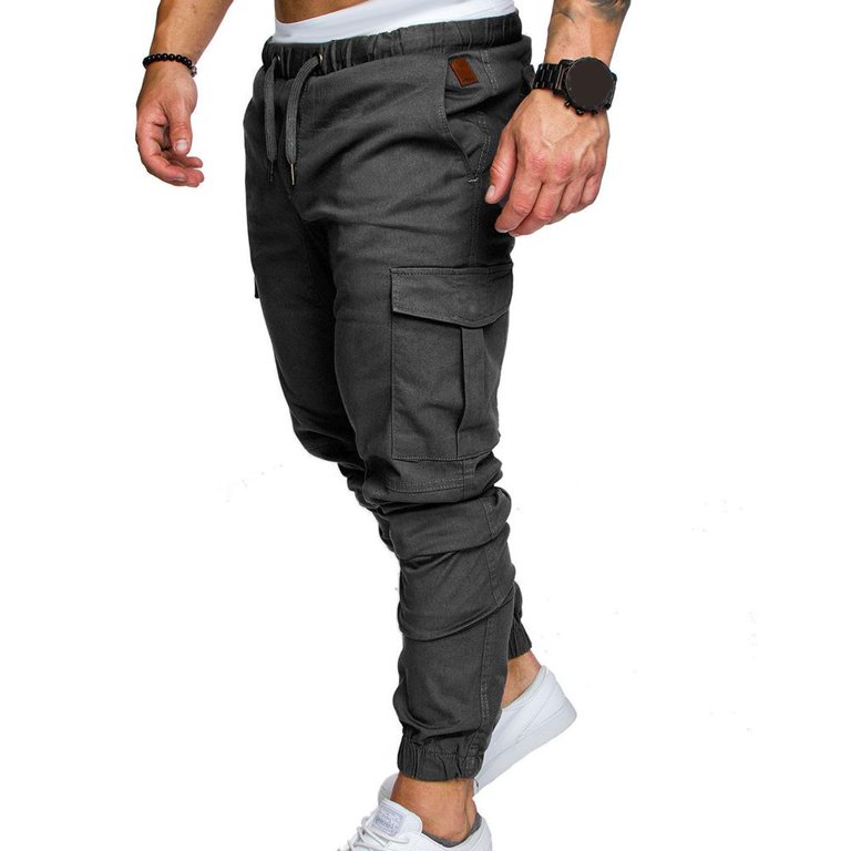 Men's Slim Fit Stretch Cargo Jogger Pants