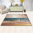 thumbnail image 2 of Dreamtimes Sea Sunset View Area Rug 72x48in Summer Beach Seaside Non-Slip Floor Carpet Comfort Floor Mats Decor for Indoor Living Dining Room and Bedroom Area, 2 of 7