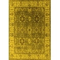 thumbnail image 1 of Ahgly Company Machine Washable Indoor Rectangle Oriental Yellow Industrial Area Rugs, 2' x 4', 1 of 4
