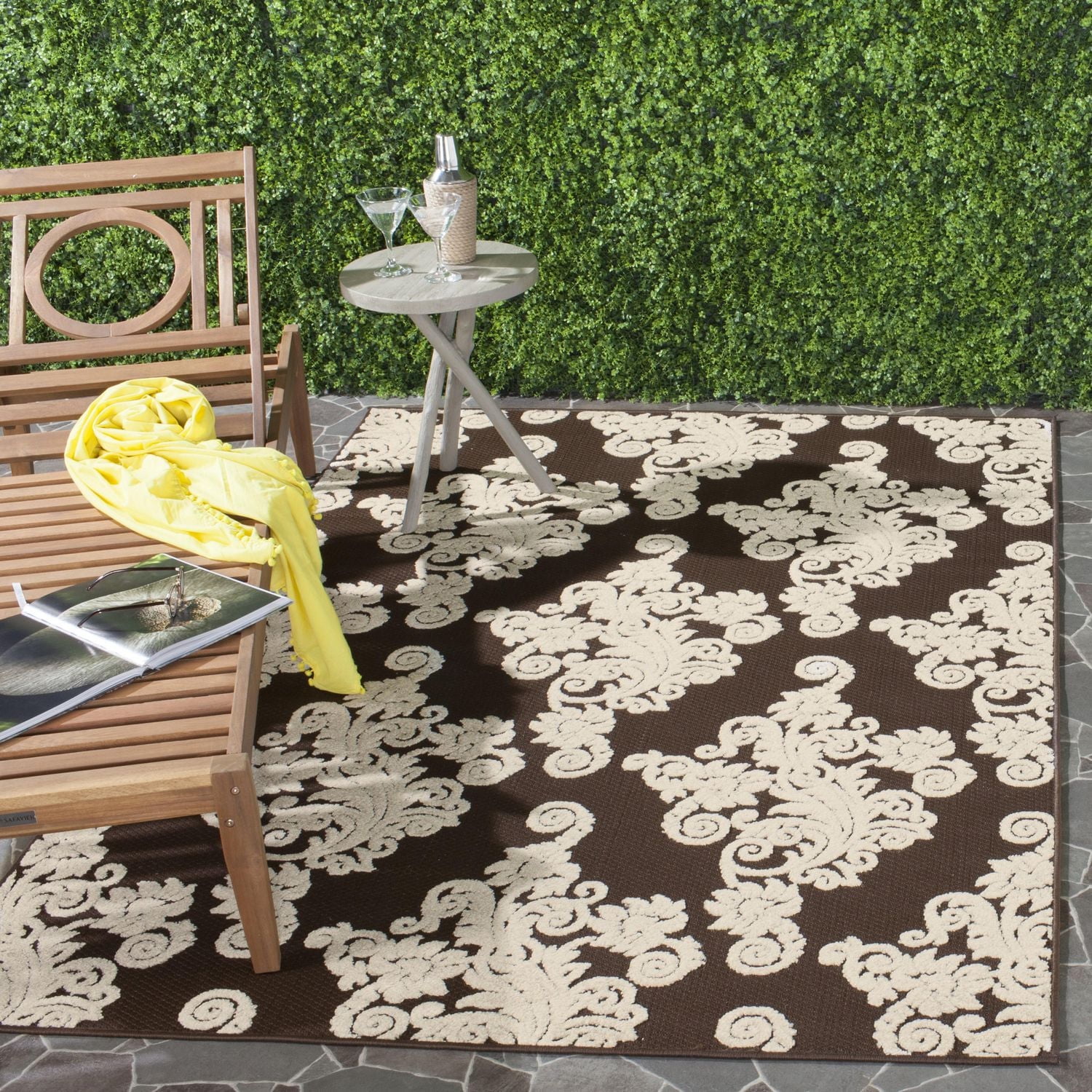 Safavieh Cottage Jaydon Geometric Outdoor Area Rug