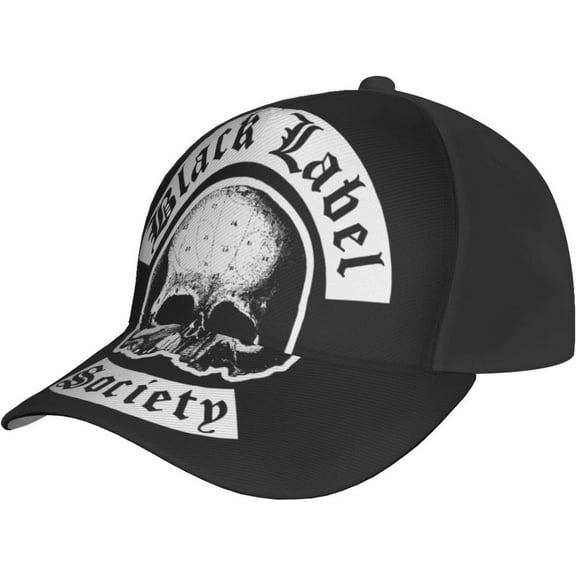 Black Rock Label Music Society Band Baseball Cap Adjustable Hat Casual Outdoor Sun Chapeau Unisex Black 2025 new model