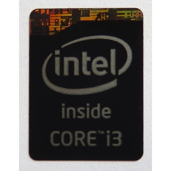 Intel Core i3 Inside Sticker 16mm x 21mm / 5/8" x 7/8" [825]