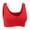 Red, variant on UngA Womens Wireless Bra Front Closure Bras Push Up Bra No Underwire Plus Size Front Button Bra Red,44