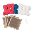 thumbnail image 3 of Juego de ganchos de pestillo para posavasos, juego de posavasos multifunción para bordado de ganchillo Rosa roja, 3 of 9