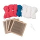 thumbnail image 3 of Juego de ganchos de pestillo para posavasos, juego de posavasos multifunción para bordado de ganchillo Rosa roja, 3 of 9