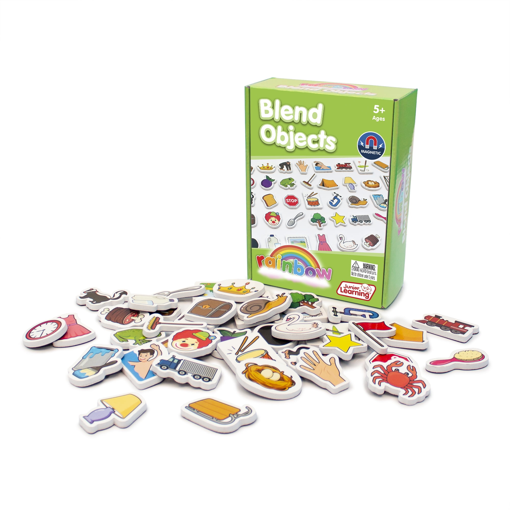 onkruid invoegen Onzorgvuldigheid Junior Learning Blend Objects Educational Magnetic Foam Toys - Walmart.com