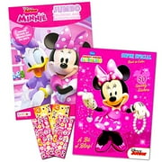 Disney Minnie Mouse Coloring Book Set with Stickers -- 2 Deluxe Coloring Books and over 150 Stickers