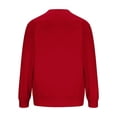 thumbnail image 5 of EchfiProm Mens Sweatshirts Christmas Funny Print Graphic No Hood Funny Red Xmas Crewneck Shirts for Men M, 5 of 5