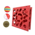 thumbnail image 4 of Juguete de rompecabezas para gatos, divertido juego de laberinto, juego mental enriquecedor de actividades, juguete interactivo para gatos, regalo Rojo 40cm, 4 of 8