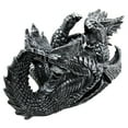 thumbnail image 2 of Medieval Dragon Wine Bottle Holder Statue in Mythical & Fantasy Bar or Kitchen Table Decoration As Gifts for Wine Lovers, 2 of 4
