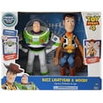 thumbnail image 1 of Toy Story 4 Buzz Lightyear Y Woody Figuras Parlantes De Lujo Thinking Toy 64427/parlantes de lujo, 1 of 2