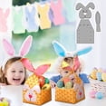 thumbnail image 4 of Primegos Easter Basket Template Reusable Acrylic Rabbit Template Bunny Bag DIY Template for Making Easter Basket Easter Egg Hunt, 4 of 7