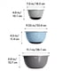 thumbnail image 2 of Juego de Tazones Oxo Good Grips Gris en Acero Inoxidable, 2 of 6
