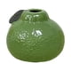 thumbnail image 1 of Jarrón de flores con forma de naranja, jarrón decorativo, centro de mesa, adorable jarrón con capullos para Verde, 1 of 9
