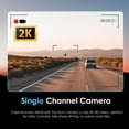 thumbnail image 4 of Rexing 2K Single Dash Cam with App Control, WiFi, Front Camera, Loop Recording, Parking Monitor, Vehicle Driving Recorder, 4 of 11