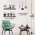 thumbnail image 1 of czcpp-Cafe Logo Wall Decal – Removable Vinyl Coffee Cup and Quote Sticker – Perfect for Kitchen, Restaurant, Break Room, or Tea Bar Window Glass Decoration AFN27 (Black), 1 of 4