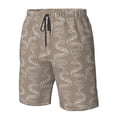 thumbnail image 5 of Naloa Hand Drawn Snake Men's Beach Shorts, Surfing shorts, Swim trunks, Quick Dry Swim Trunks for Surfing Beach Fun - X-Large, 5 of 9