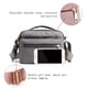 thumbnail image 3 of Bolso de hombro ligero e impermeable, bolso bandolera informal para mujer gris, 3 of 5