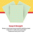 thumbnail image 2 of Graph Paper School Smart, regla de 1/2 pulgada, 9 x 12 cm, paquete de 500 unidades, 2 of 8