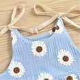 thumbnail image 5 of Kiapeise Baby Girls Summer One-Piece Jumpsuit Sleeveless Floral Strap Romper, 5 of 6