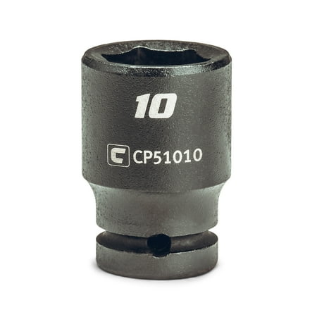 UPC: 0886352510103 | Capri Tools 10 mm Shallow Impact Socket  1/4-Inch Drive  6-Point  Metric