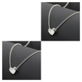 thumbnail image 4 of Qarigey Collar de aleación para mujer, collares con forma de corazón, baile, graduación, citas, vacaciones, reunión familiar, joyería, Festival, Type1 NO1 Qarigey CBP008004, 4 of 4
