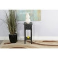 thumbnail image 6 of Sunny Designs Marina Farmhouse Mahogany Wood Chair Side Table in Black Sand, 6 of 6