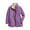 Purple, variant on Yigetop Women's Outerwear, Plus Size Women's Winter Quilted Jackets Long Sleeve Button Down Puffer Jacket Lightweight Padded Outerwear Coats Plus Size Fall Jackets for Women Black L