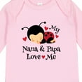 thumbnail image 4 of Inktastic Nana and Papa Love Me Baby Boys or Girls Long Sleeve Baby Bodysuit, 4 of 5