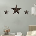 thumbnail image 7 of "Yebei 12"" Rustic Metal Barn Star Wall Decor for Outdoor Decoration, Porch, and Vintage Texas Style", 7 of 7