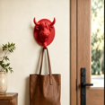 thumbnail image 5 of ZhangC Highland Cow Head Wall Hook, 3 Inch Decorative Plastic Coat Hook, Wall Mounted Organizer for Hats, Bags, Towels and Keys, Farmhouse Entryway Home Decor, 5 of 7