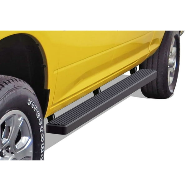 APS iBoard Running Boards 4inch Matte Black Compatible with Ram 2500