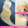 thumbnail image 5 of 34"Straight 613 Blonde Wig Human Hair, 613 13x6 Lace Front Wig Human Hair, 200 Density, 5 of 8