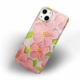thumbnail image 4 of Tobelint Boho Flower Painting Case for iPhone 14,Aesthetic Colourful Floral Pattern Bumper Case Cover, 4 of 5