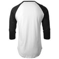 thumbnail image 3 of Ma Croix Men's Basic Baseball Raglan 3/4 Sleeve T-Shirts, 3 of 5