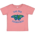 thumbnail image 3 of Inktastic Save Our Environment Earth Butterfly Boys or Girls Baby T-Shirt, 3 of 5